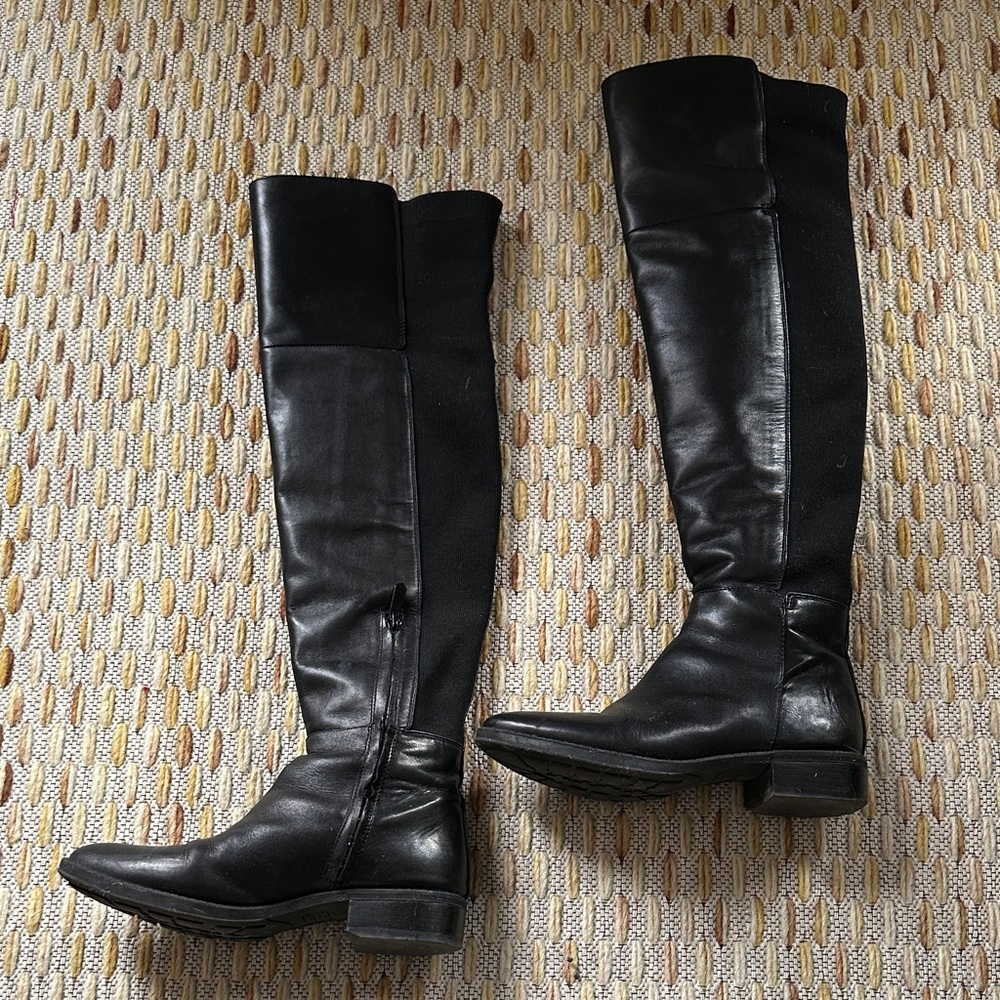 Sam Edelman Pam Over-The-Knee Leather Boots
